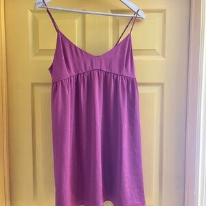 Wilfred Coral Pink Satin Spaghetti Strap Dress